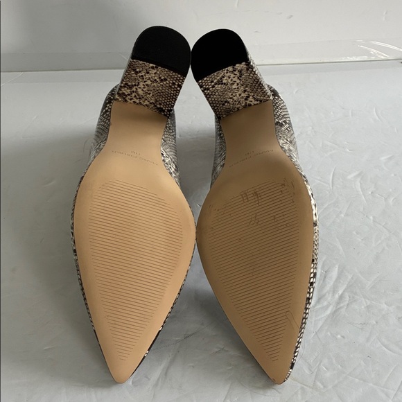 Marc Fisher $118 Women’s Viviene Classic Snake Print Block Heel Pump Size 11 NEW - Picture 12 of 14